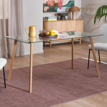 Hayden Glass Dining Table