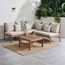 Anquilla Outdoor Modular Lounge Set with Cushions