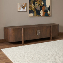 Laila Mango Wood & Marble TV Unit