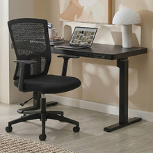 Leo Sit & Stand Desk & Matty Matrix Office Chair Set