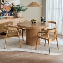 4 Seater Rio Round Dining Table & Bali Dining Chair Set
