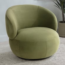 Tilly Velvet Swivel Armchair