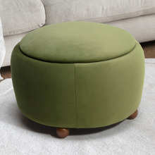 Tilly Velvet Storage Ottoman