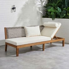 Daylesford Acacia Wood Outdoor Daybed