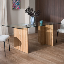 Nora Glass Dining Table