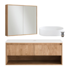 Mabel 1200mm Wall Hung Vanity & Ceramic Basin Package