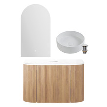 Nomad 750mm Vanity Package with Arch LED Mirror