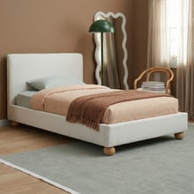 Bonnie Upholstered Ball Foot Bed