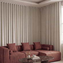 Eden Linen-Blend Blockout S-Fold Curtains (Set of 2)