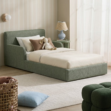 Harbor Chenille Low-profile Single Bed