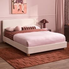 Bonnie Upholstered Ball Foot Bed
