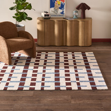 Greta Geometric Hand-Tufted Wool Rug