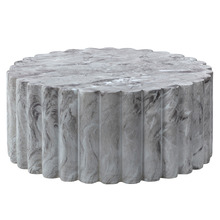 Flora Marble-look Outdoor Coffee Table