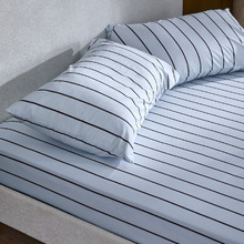Juno Stripe Australian Cotton Fitted Sheet Set