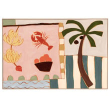 Lobster Roll Framed Canvas Wall Art