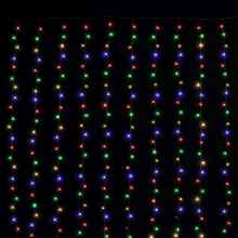 504 Extra Long LED Christmas Curtain Lights