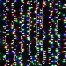 1854 Flashing LED Christmas Curtain Lights