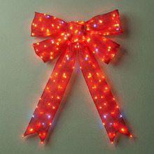 Giant Bow LED Christmas Light Display