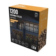 1200 Warm White LED Icicle Lights