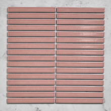 Reid Gloss Blush Kit Kat Ceramic Mosaic Tile