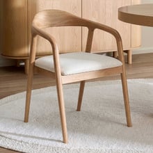 Jasper Solid Oak Wood Dining Chair
