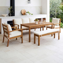 8 Seater Almora Outdoor Lounge Dining Set