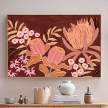 Rosewood Natives Framed Canvas Wall Art