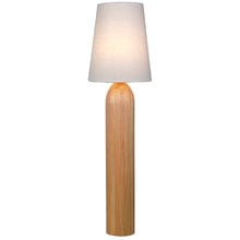 Briar Rubberwood Floor Lamp