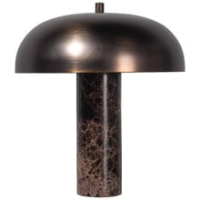 Ember Chocolate Marble 2-Light Table Lamp