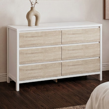 Whitewash Kingscliff 6 Drawer Chest
