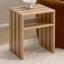 Sienna Stripe Side Table