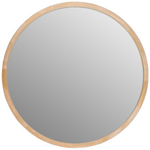 Tina Round Wooden Mirror