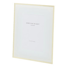 White & Gold Minerva Glass Photo Frame