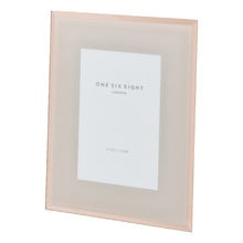 Blush Clara Glass Photo Frame
