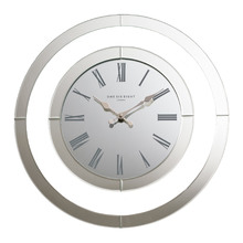 50cm Hamptons Glass Wall Clock