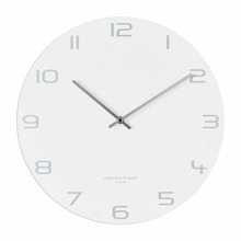 White Bianca Metal Wall Clock
