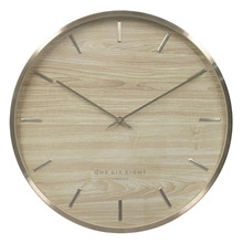 Avalon Aluminium Silent Wall Clock