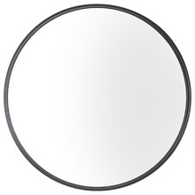 Gemma Round Stainless Steel Wall Mirror