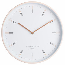 White Ellie Silent Wall Clock