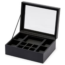 William PU Leather Watch & Cufflink Box