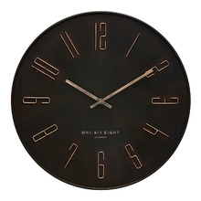 60m Charcoal Barcelona Silent Wall Clock