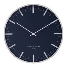 40cm Petrol Blue Jaz Silent Wall Clock