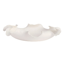 White Lottie Ceramic Decorative Bowl