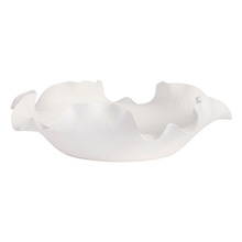 White Nicole Ceramic Decorative Bowl