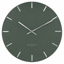 Olive Green Luca Silent Wall Clock