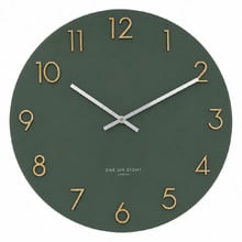Olive Green Katelyn Silent Wall Clock