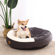 Snookie Hooded Corduroy Dog Bed