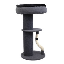 High Cat Tree Tower with Scratching Rope