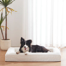 Marley Boucle Memory Foam Dog Bed