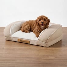 Camden Cotton & Jute Rectangular Dog Bed